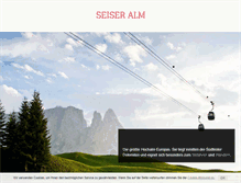 Tablet Screenshot of dieseiseralm.com